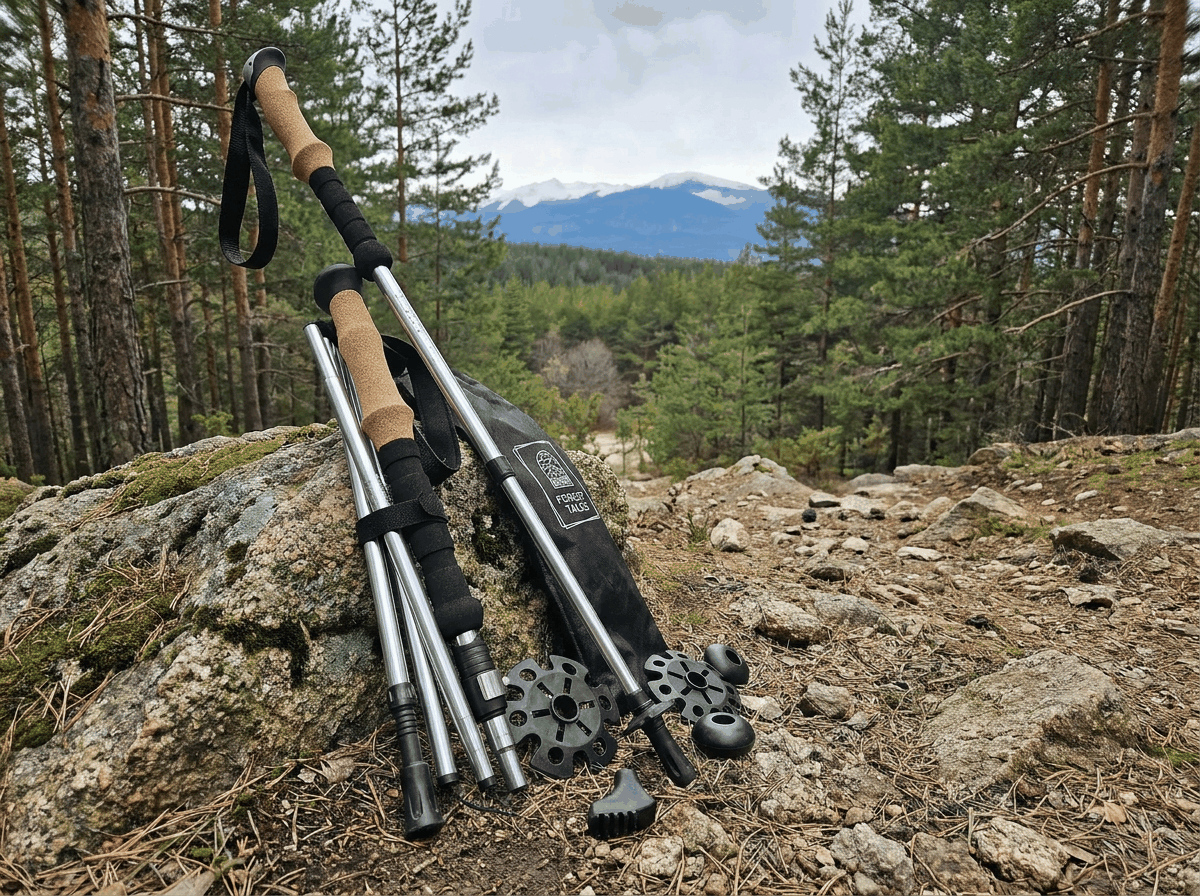 Алуминиеви сгъваеми трекинг щеки Forest Tales - продуктов изглед