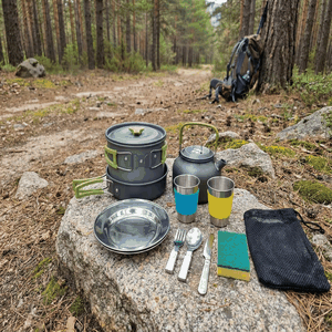 Къмпинг комплект съдове GT-308 Forest Tales - продуктов изглед