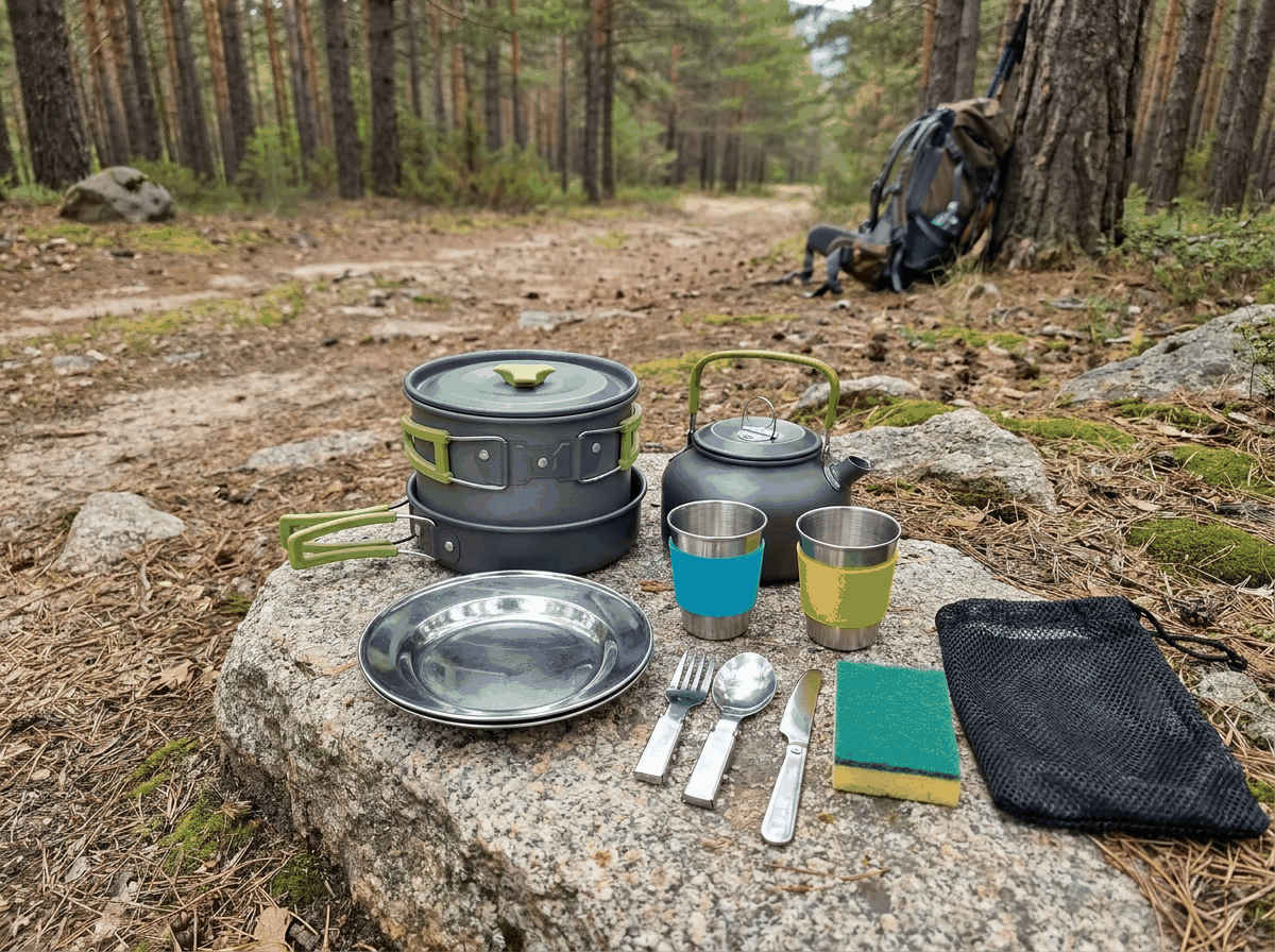 Къмпинг комплект съдове GT-308 Forest Tales - продуктов изглед